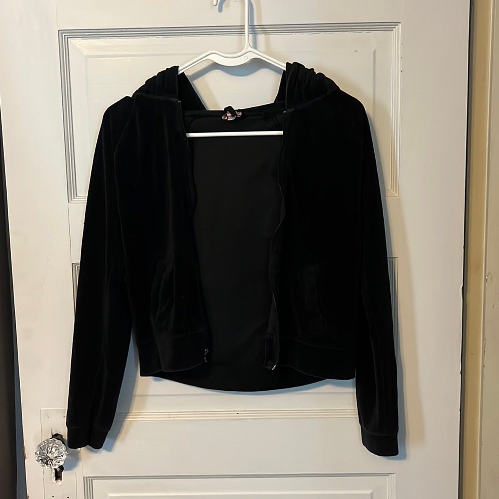 black juicy couture mini jacket